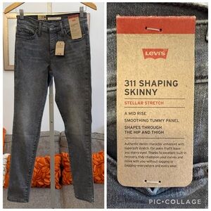 ❣️🆕Levi’s 311 SHAPING SKINNY WOMEN'S JEANS in Grey Ghost❣️